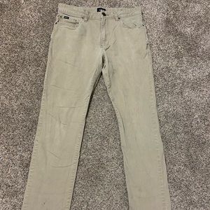 Tan RVCA men’s pants good condition size 32